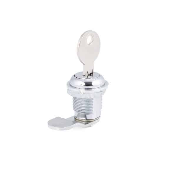 Model-15-ML-view-2 Chrome plated cam lock with keys